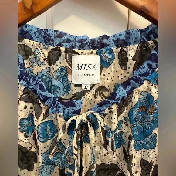 MISA Los Angeles Siena Top in Jaipur Floral Mix size Medium - Picture 6 of 15